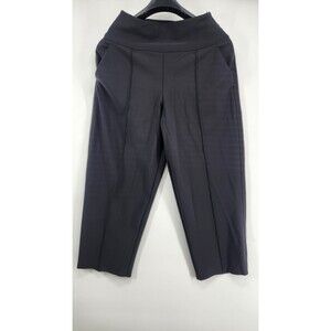 Athleta Size2 Black Stellar Trousers Travel Stretch Zip Pockets Work Pants